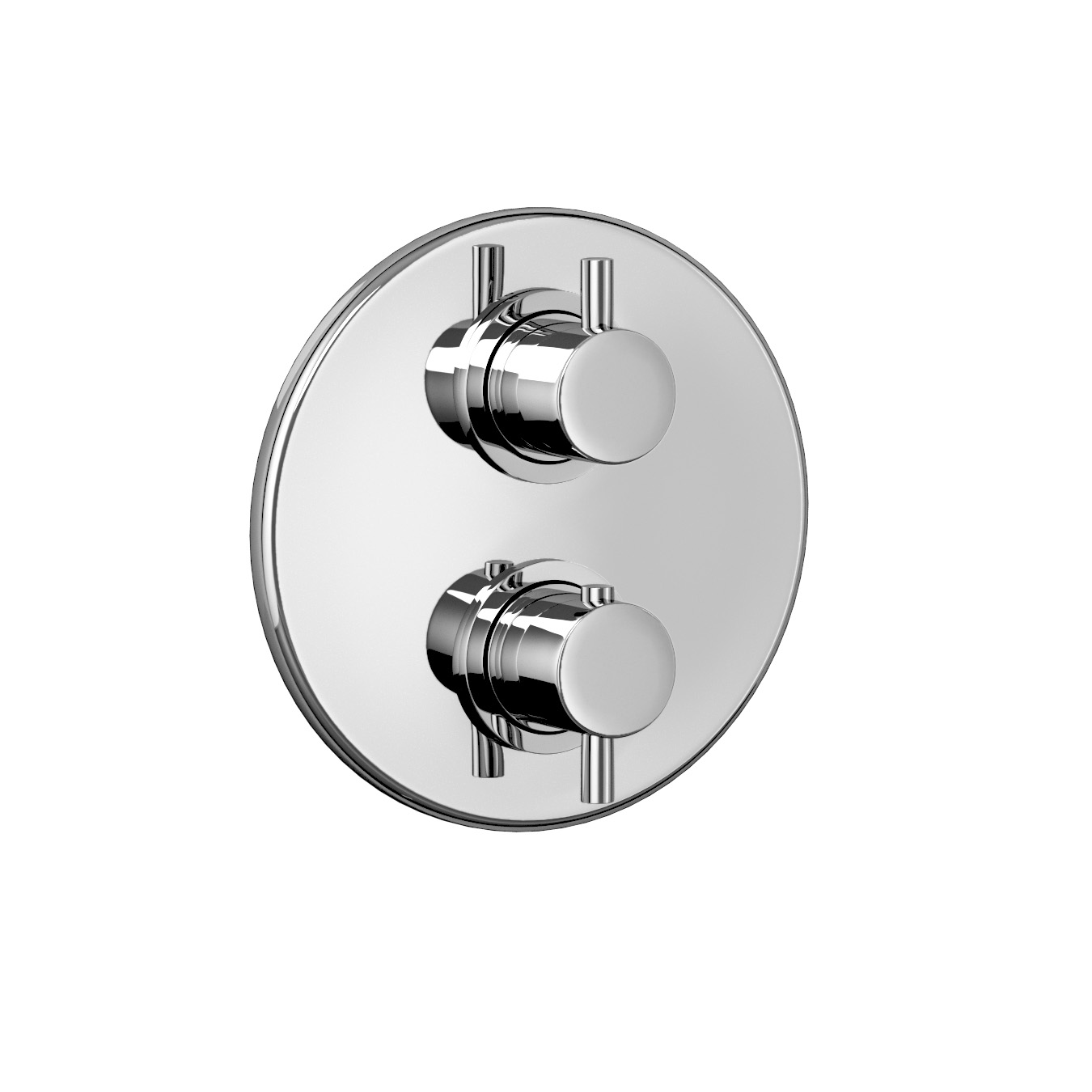 Mitigeur thermostatique de sécurité encastré Rond